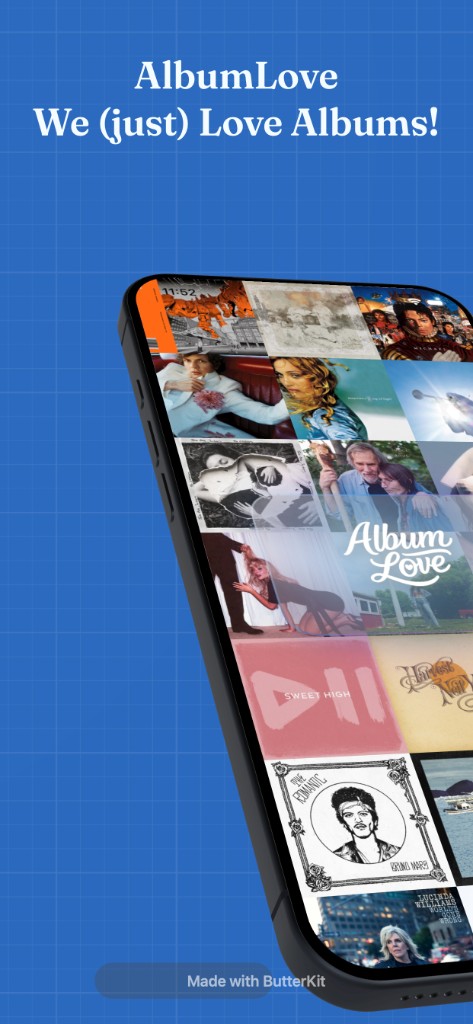 AlbumLove app - We Love Albums